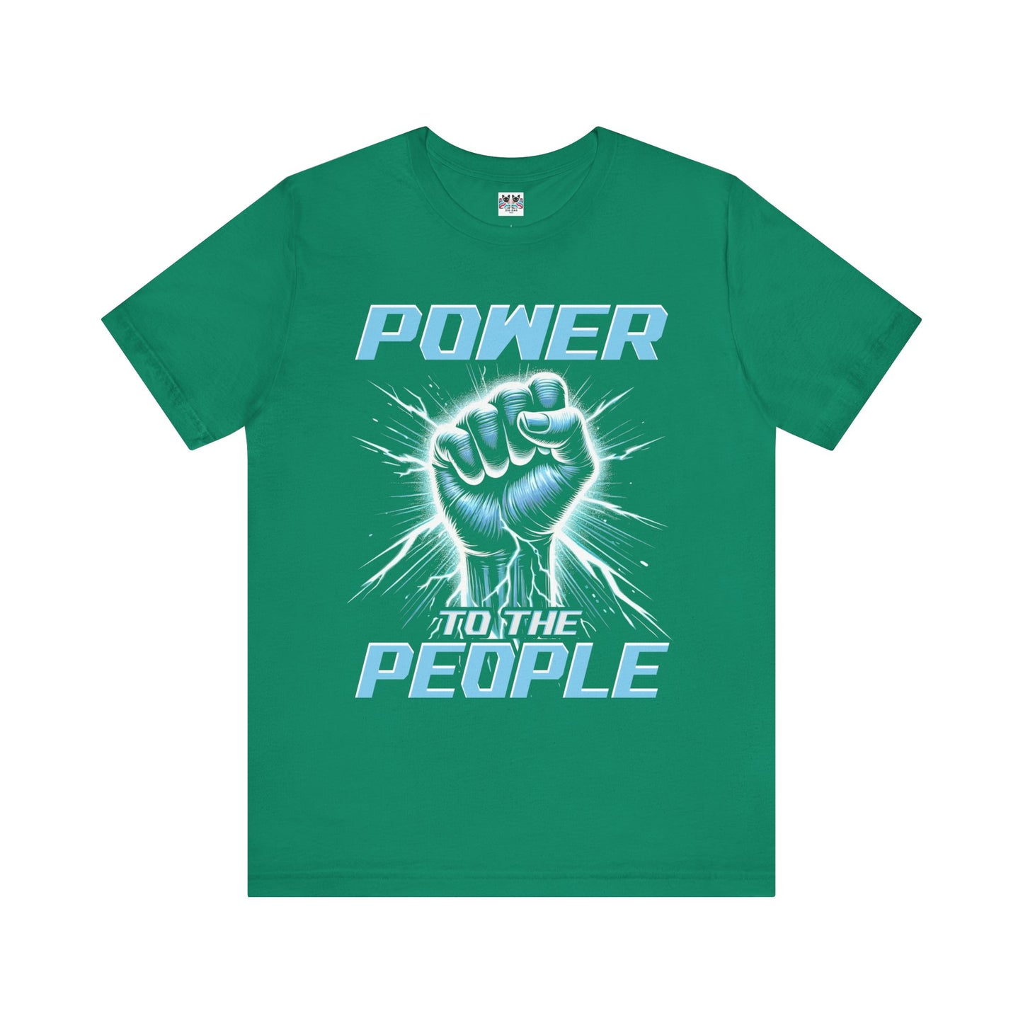 Power to the People Electric Resistance Bold Revolution Graphic T-Shirt