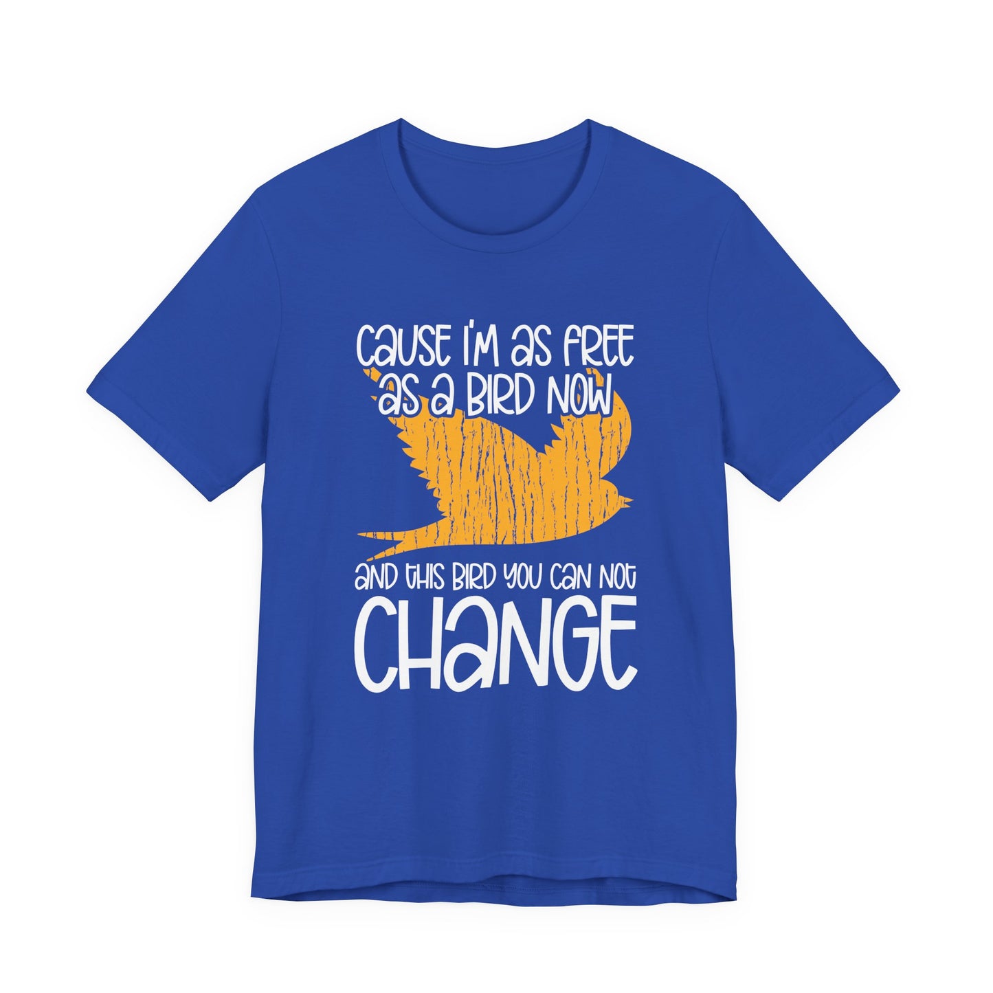 Free as a Bird T-Shirt – Abstract Flying Bird Graphic Freedom Tee