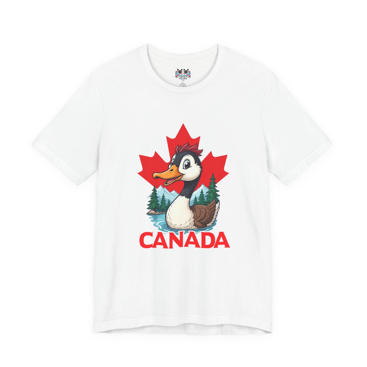 Canada Maple Duck Cartoon T-Shirt