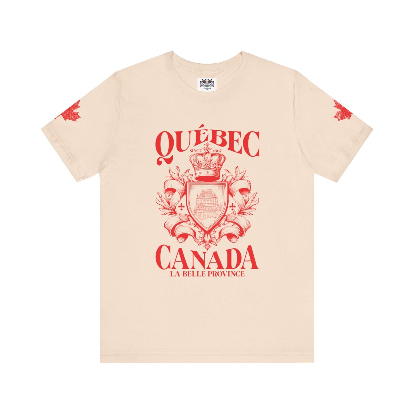 Québec La Belle Province Crest Canada T-Shirt