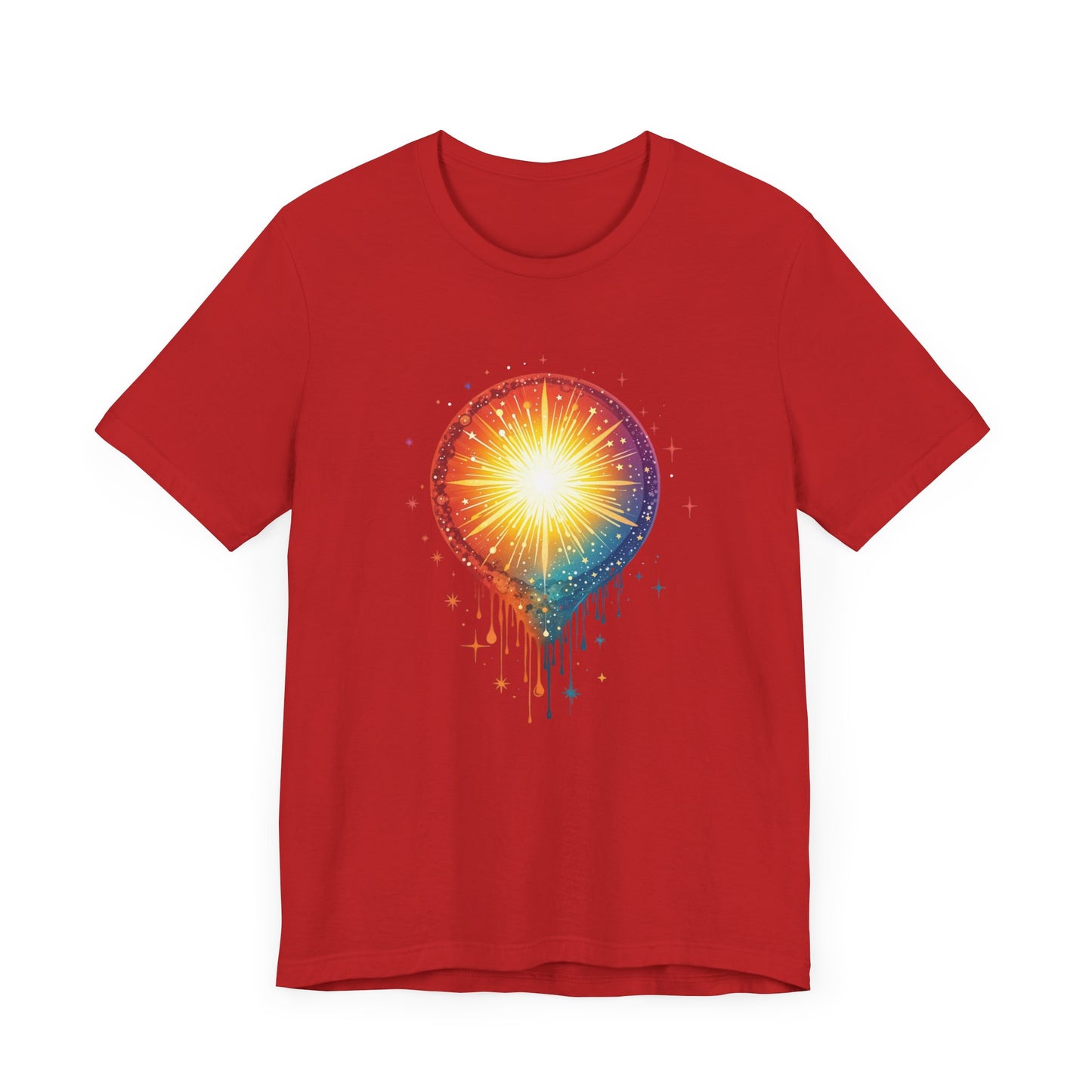 Colorful Aura Drip – Vibrant Spiritual Energy Graphic T-Shirt