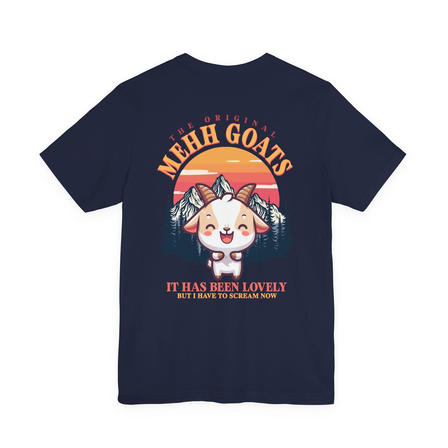 The Original MEHH GOATS Happy Laughing Goat T-Shirt