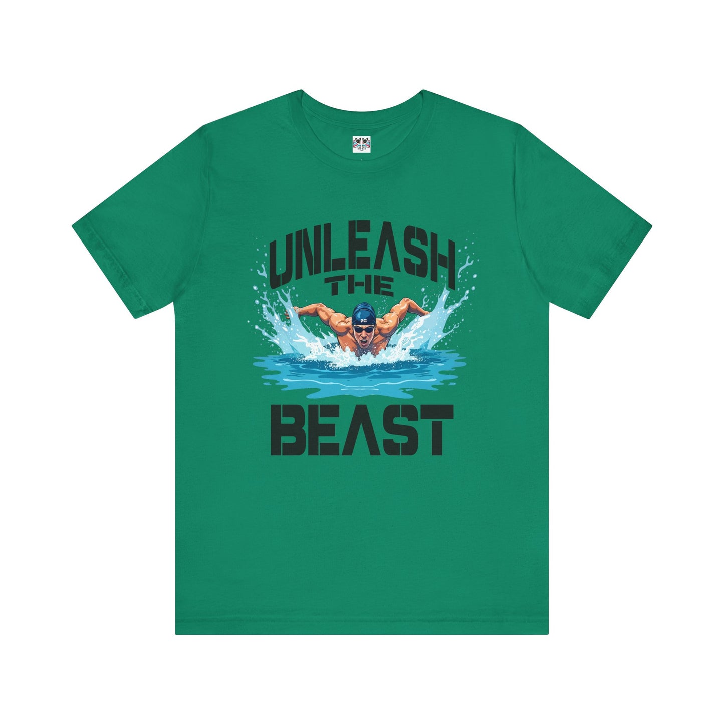 Unleash the Beast Butterfly Stroke Swimming Power Athlete Sports T-Shirt
