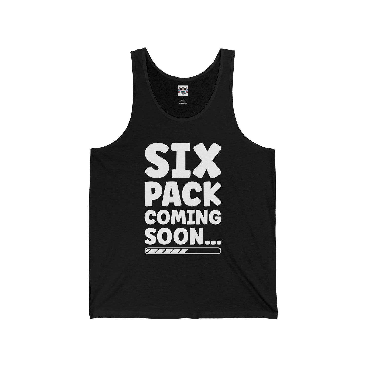 Six Pack Coming Soon - Funny Workout Gym Tank Top