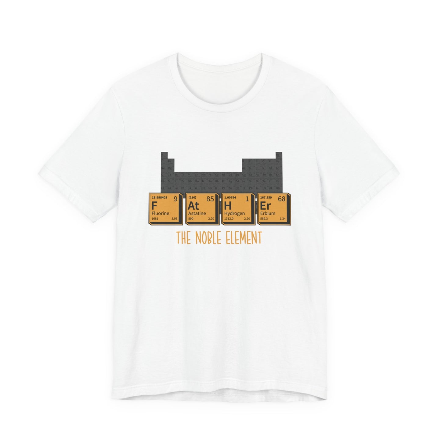 Funny Periodic Table T-Shirt – F At H Ar The Nobel Element Science Pun Tee