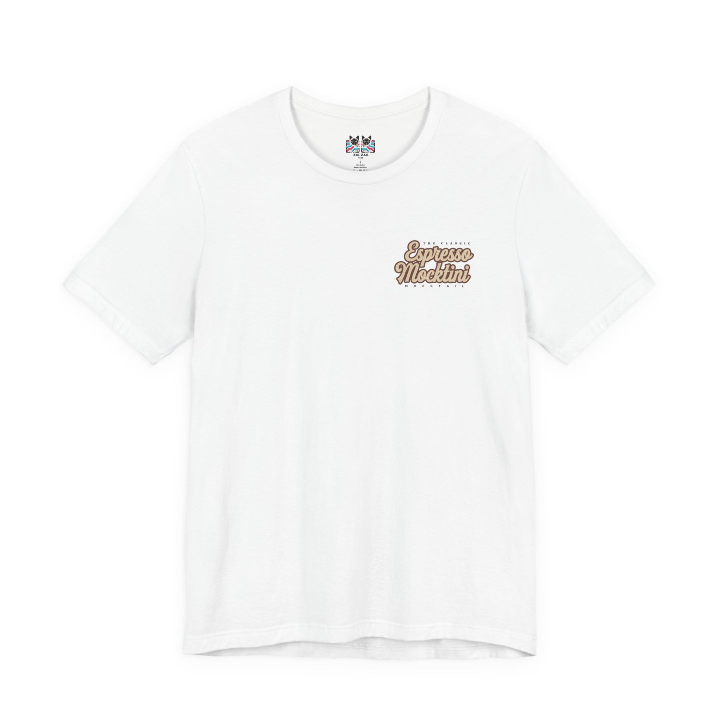 The Classic Espresso Mocktini Mocktail T-Shirt – Featuring Bold Coffee Drink Graphic