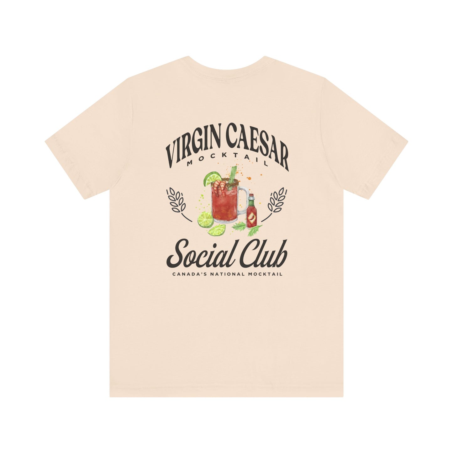 Virgin Caesar Mocktail T-Shirt – Featuring Classic Canadian Drink Graphic