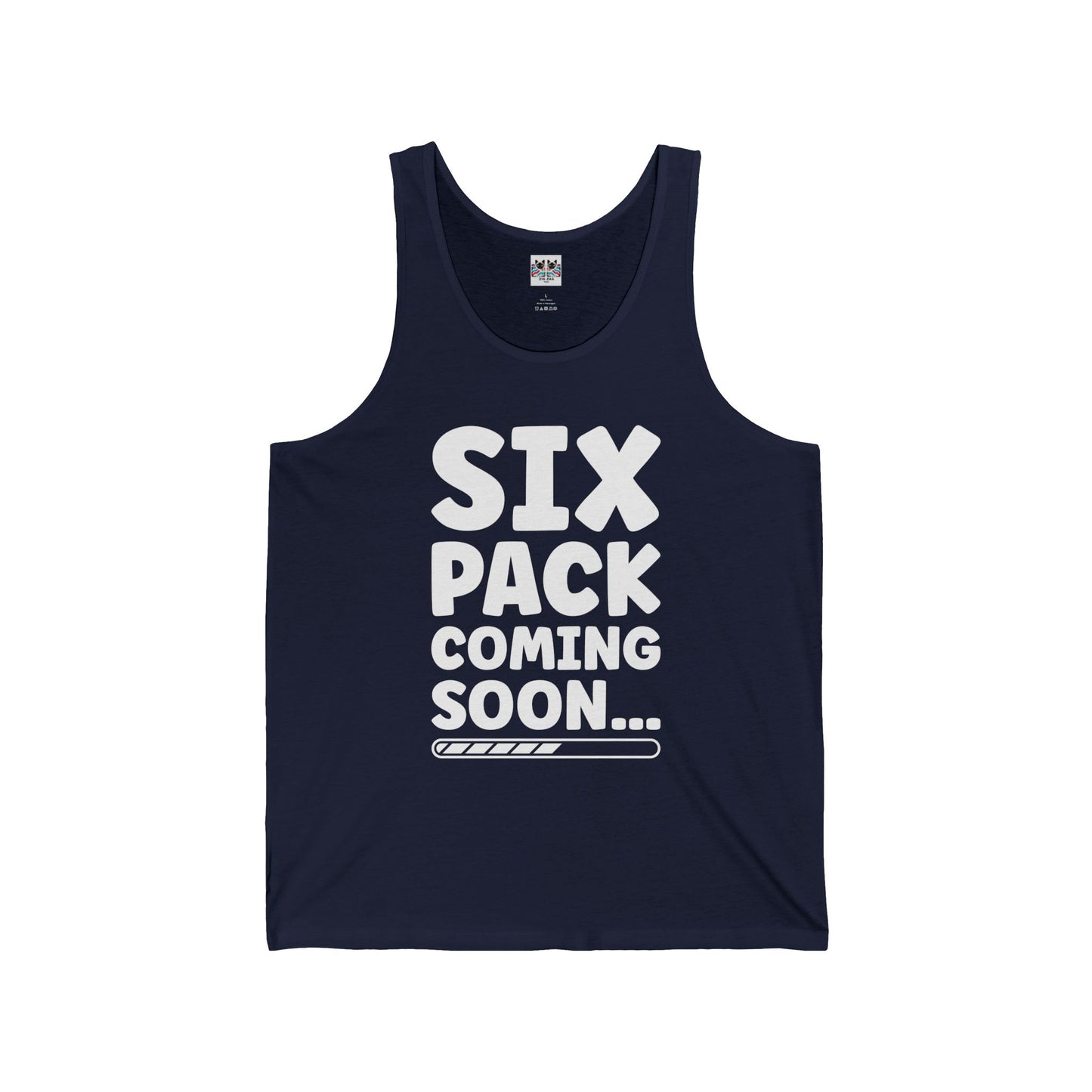 Six Pack Coming Soon - Funny Workout Gym Tank Top