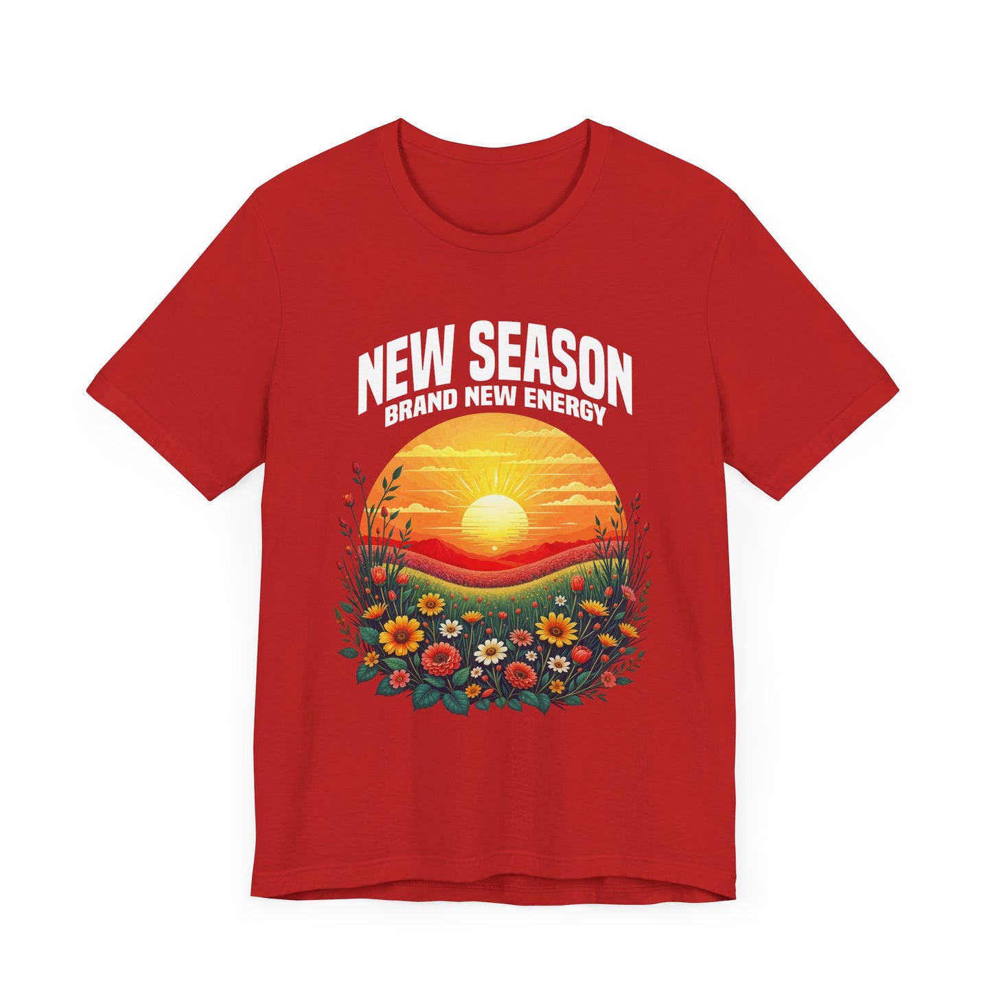 New Season New Energy Tee, Fresh Start Shirt, Spring Reset Top, Personal Growth Tee, Motivational Mood Tee