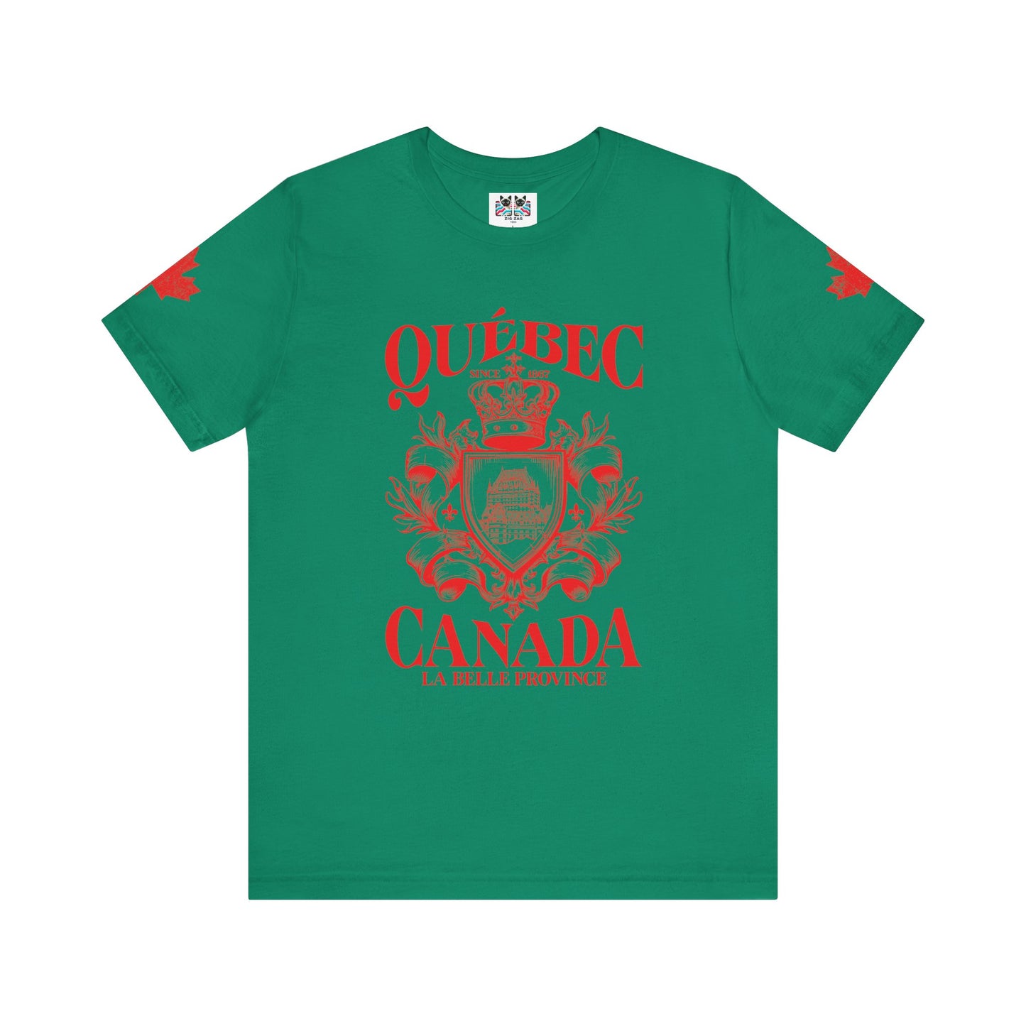 Québec La Belle Province Crest Canada T-Shirt