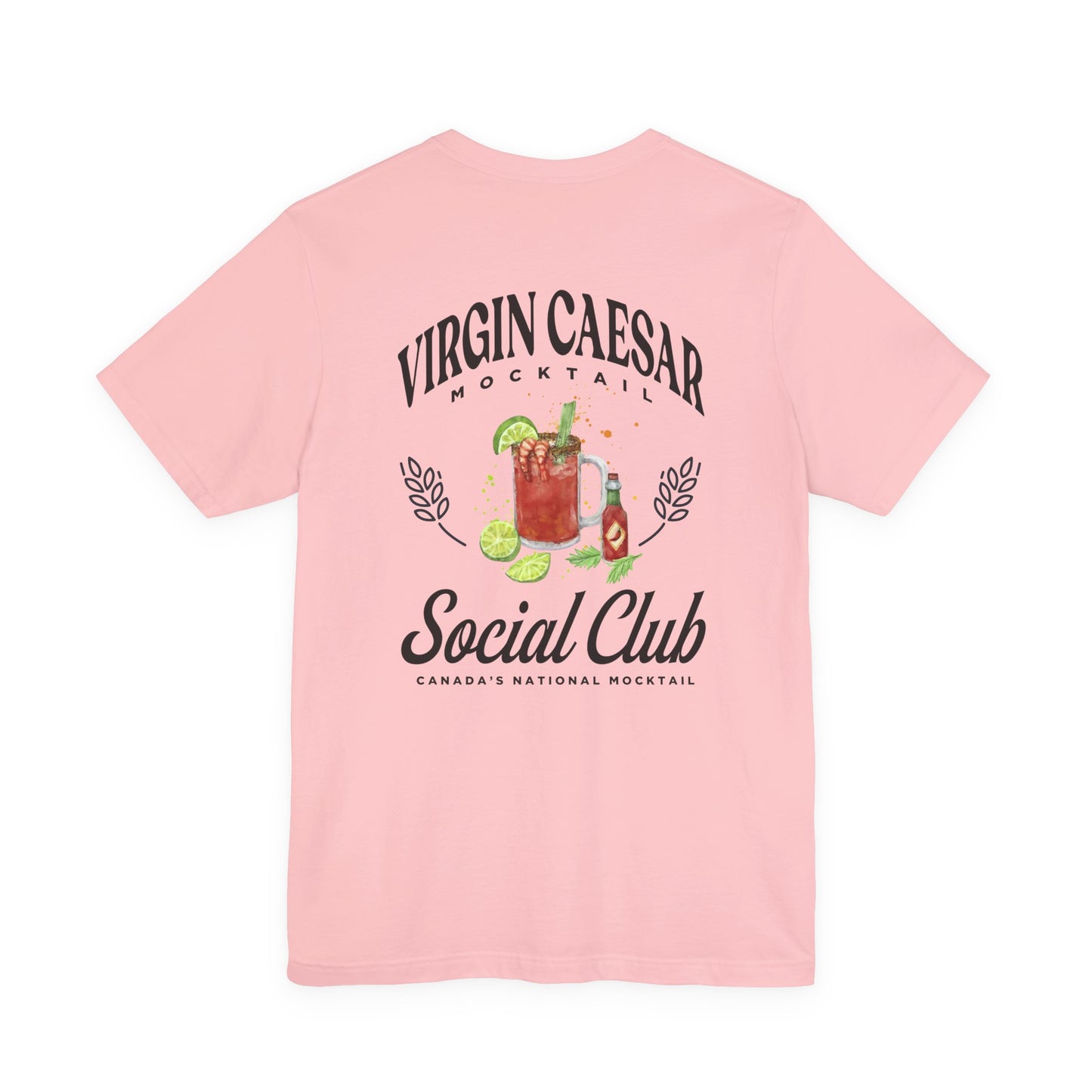 Virgin Caesar Mocktail T-Shirt – Featuring Classic Canadian Drink Graphic