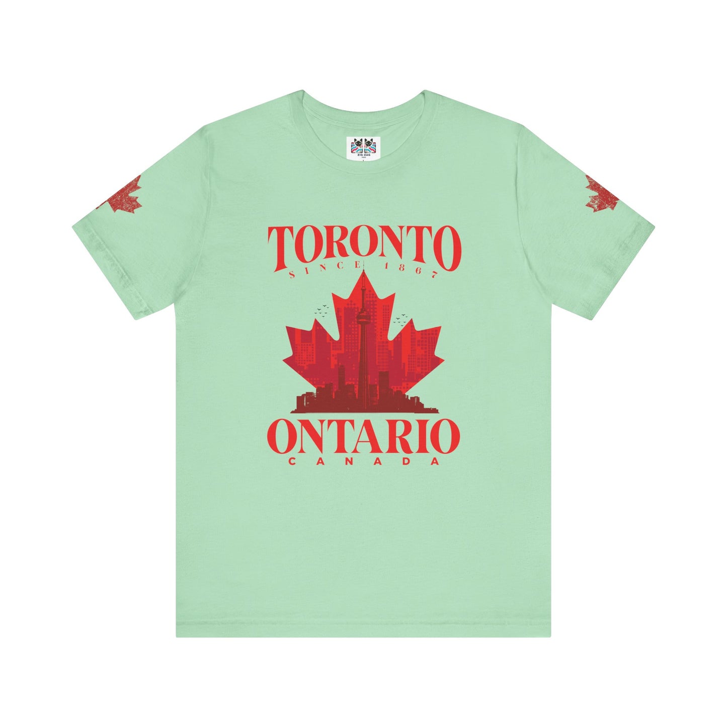Toronto Skyline Maple Leaf T-Shirt