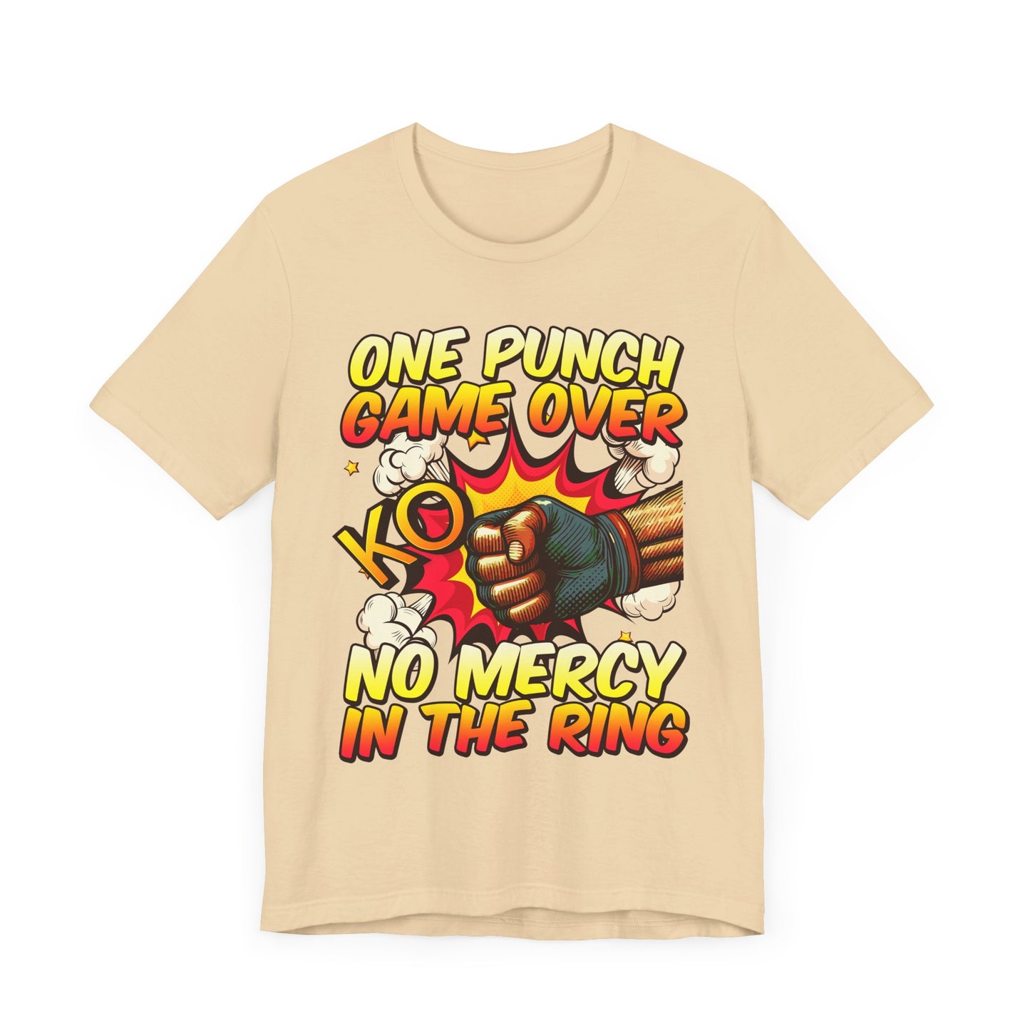 One Punch KO – Game Over No Mercy Power Punch Boxing Graphic T-Shirt