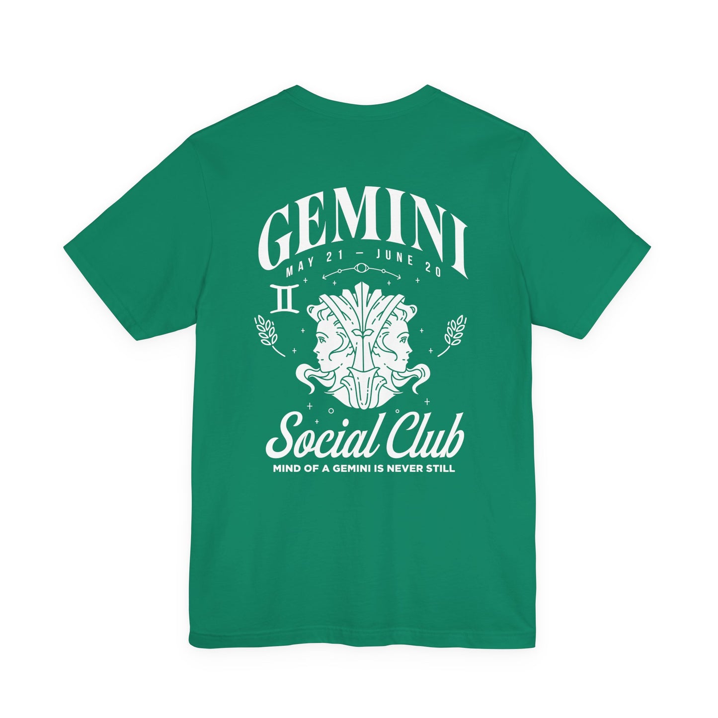 Gemini Social Club T-Shirt – Mind of the Gemini Is Never Still