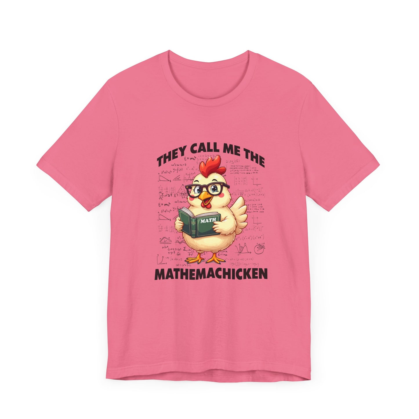 Math Lover Chicken T-Shirt – Geeky Poultry and Equations Design