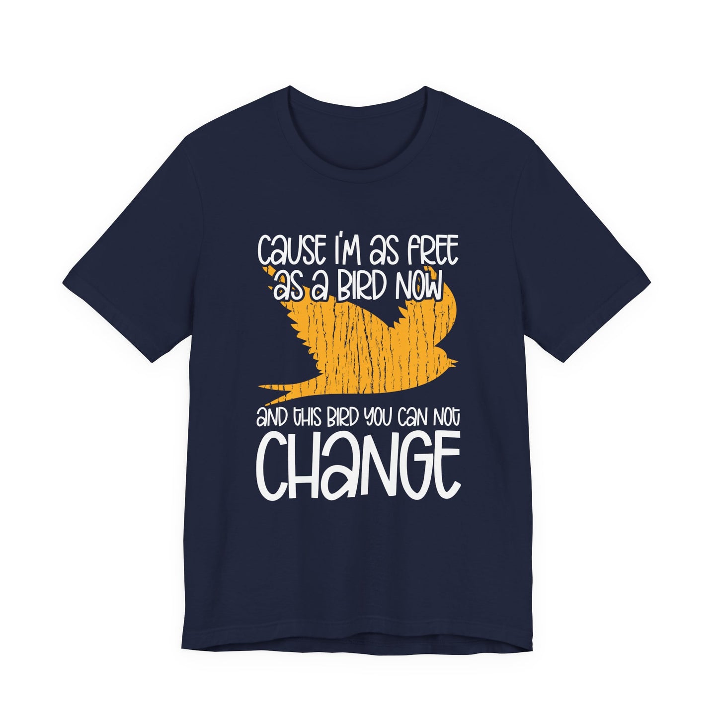 Free as a Bird T-Shirt – Abstract Flying Bird Graphic Freedom Tee
