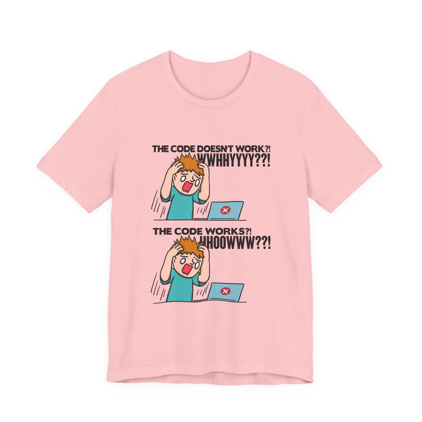 Code Works Confusion Funny Programmer T-Shirt
