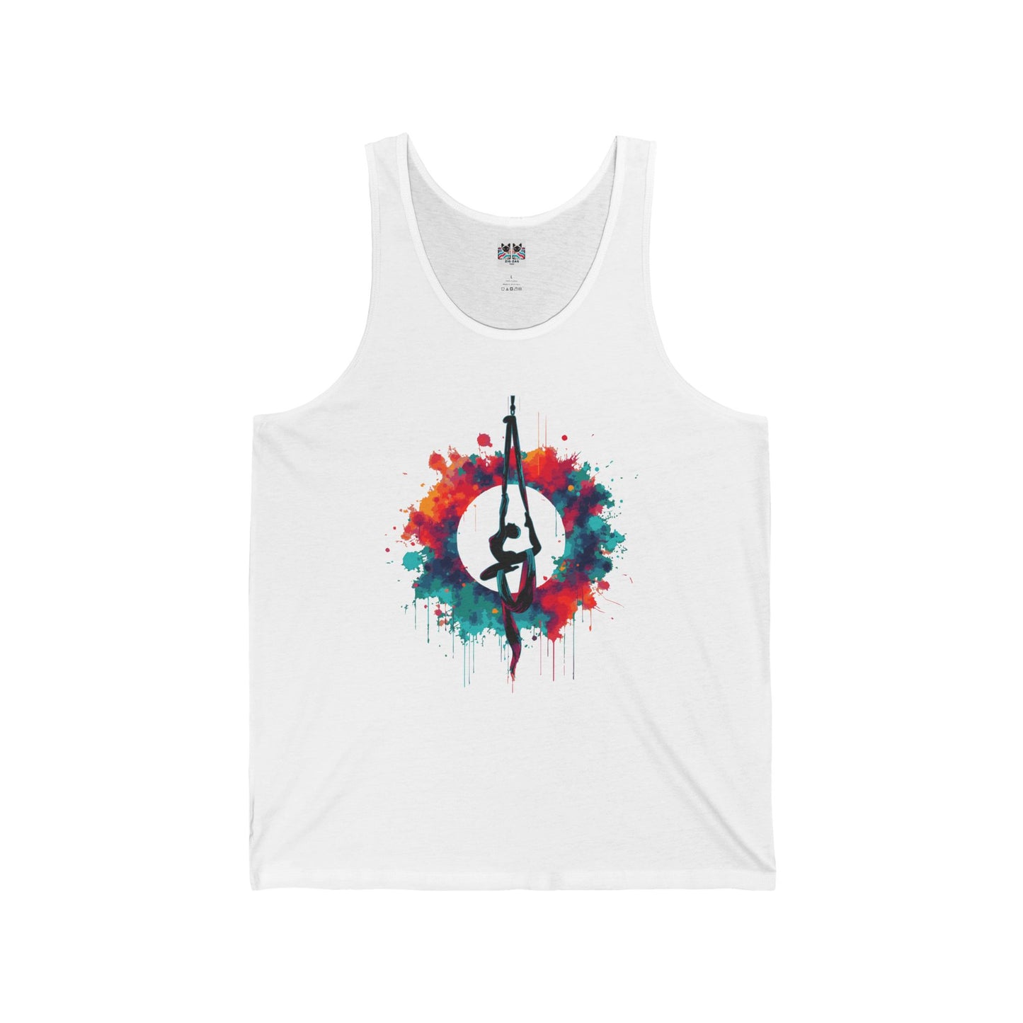 Aerialist Colorsplash - Vibrant Aerial Yoga & Dance Tank Top