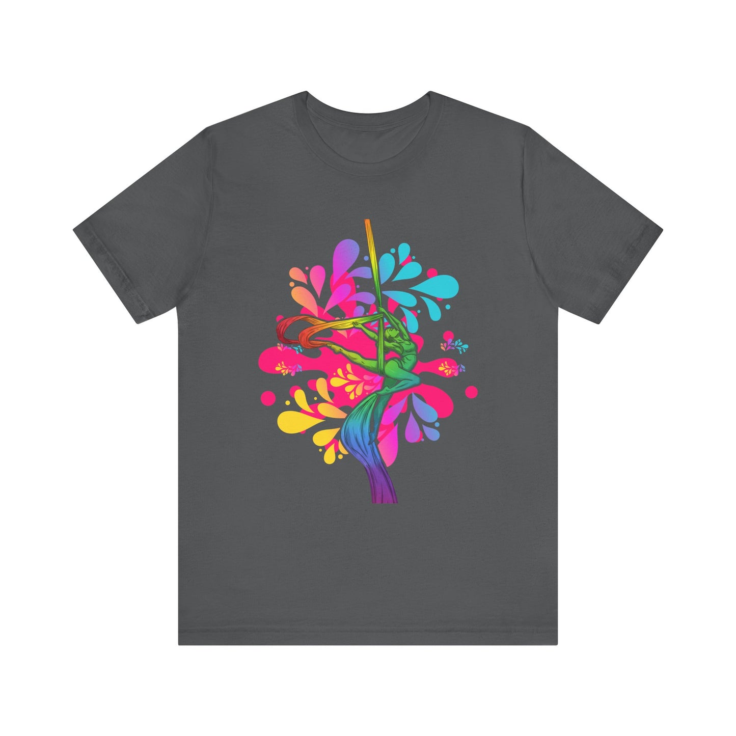 Aerialist Silks Rainbow - Colorful Circus & Dance T-Shirt