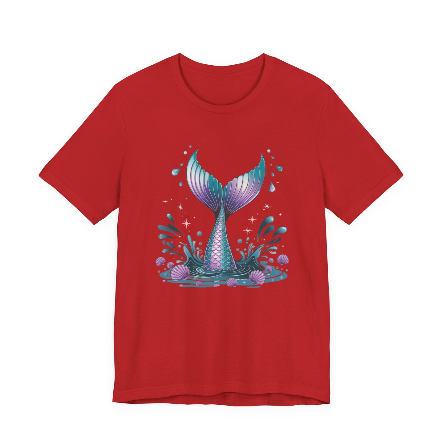 Mermaid Energy – Diving Mermaid Hip to Tail Graphic T-Shirt