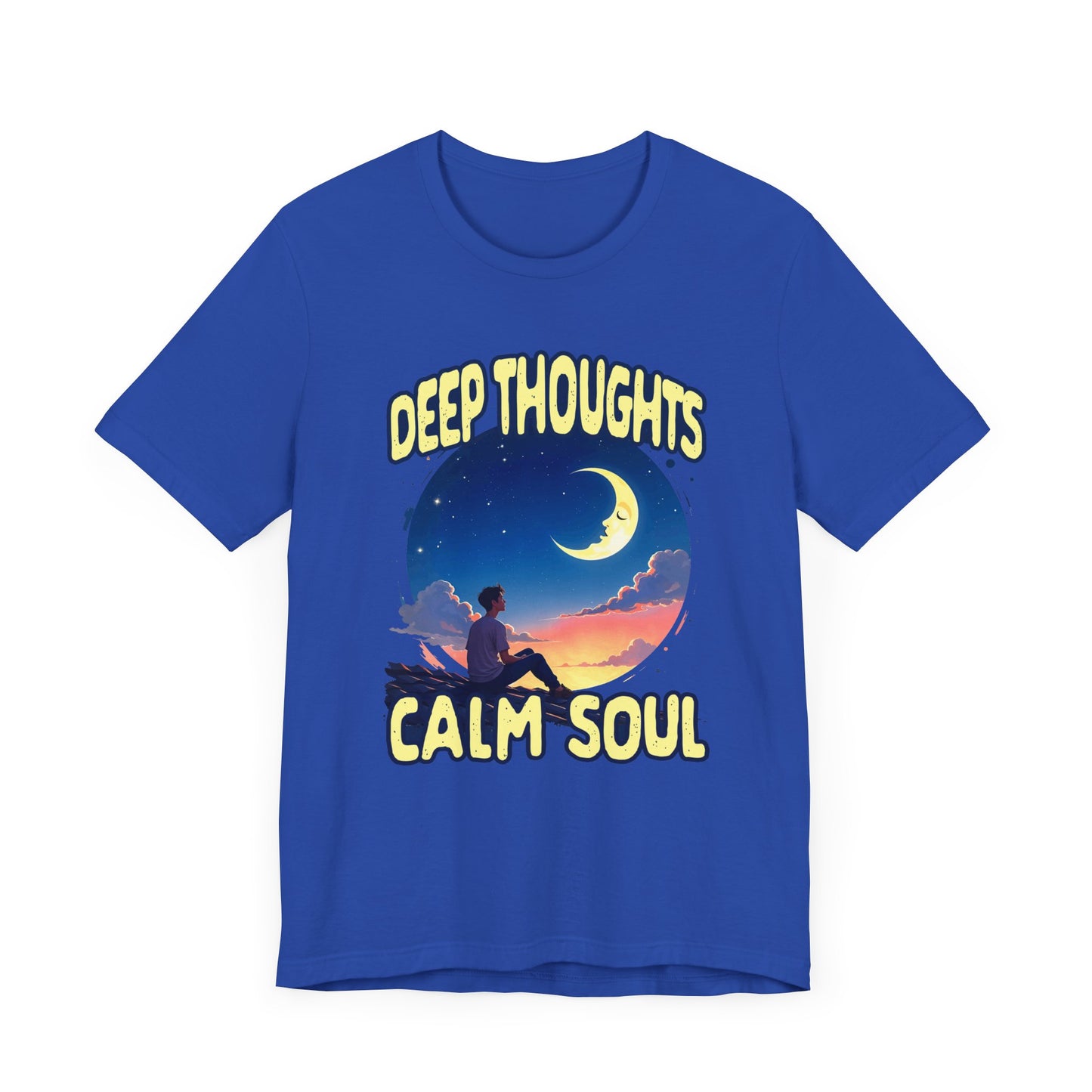 Midnight Thoughts Shirt Deep Thinker Aesthetic Tee for Overthinkers Night Owls Poets and Anyone Whose Mind Comes Alive After Dark