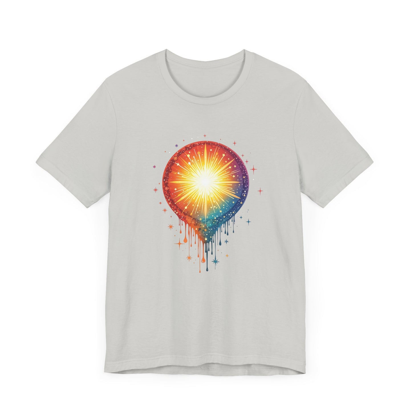 Colorful Aura Drip – Vibrant Spiritual Energy Graphic T-Shirt