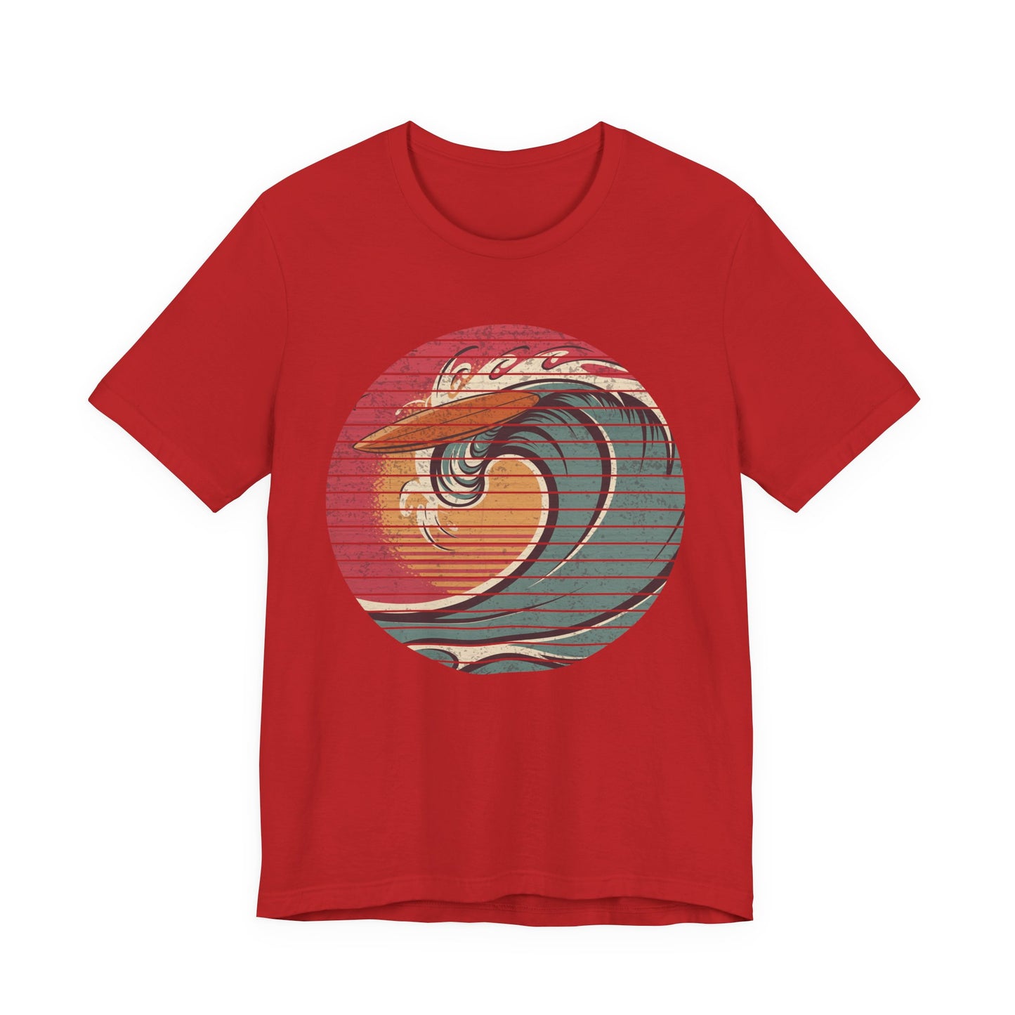 Ride the Wave – Surfboard & Sun Adventure Graphic T-Shirt