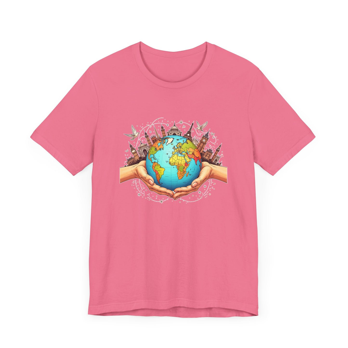 Beyond Borders Shirt Global Connection Graphic Tee for World Travelers Humanitarians and Dreamers Who Believe in Unity Without Walls