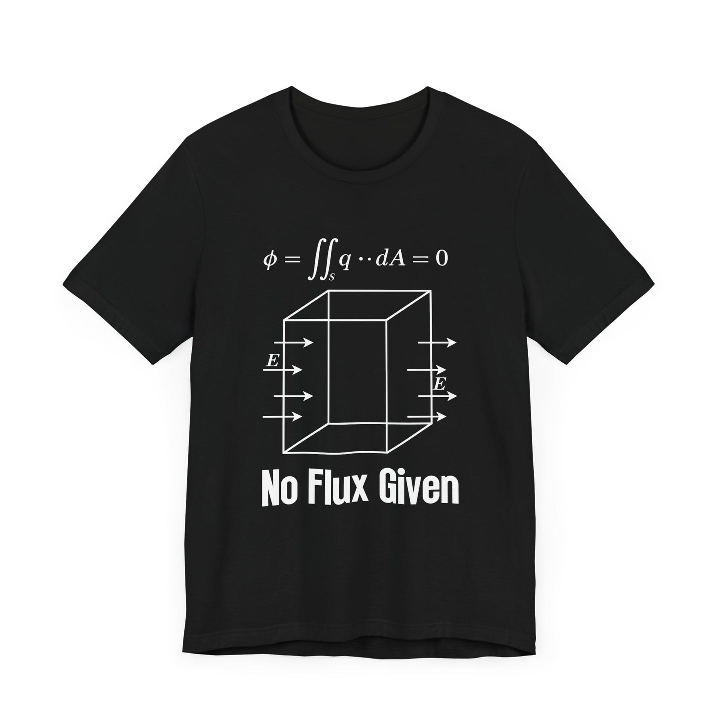 No Flux Given Science T-Shirt – Sarcastic Physics Equation Tee