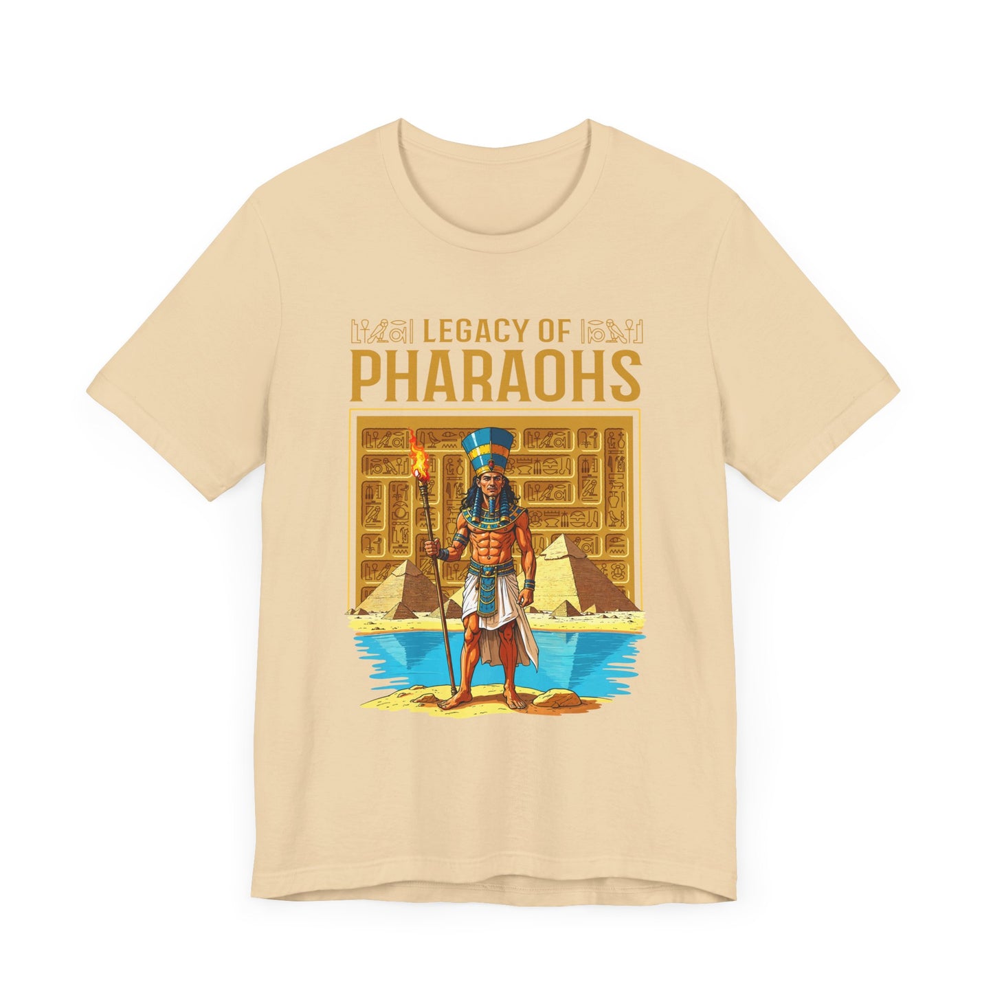 Legacy of Pharaohs Tee, Egyptian History Shirt, Ancient Kings Graphic Tee, Pyramid Power Top, Royal Heritage Gift