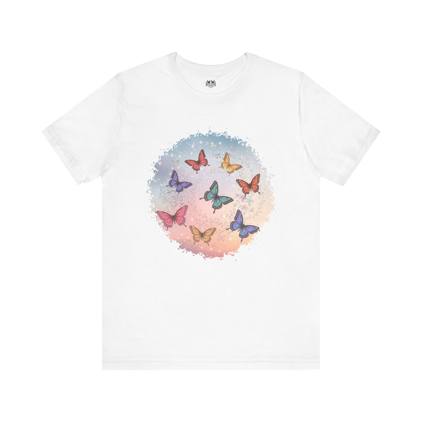 Butterfly Ballet Spiral Graphic T-Shirt