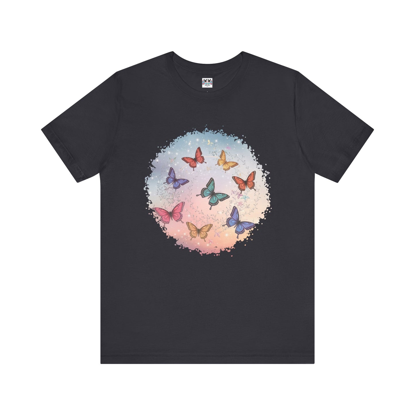 Butterfly Ballet Spiral Graphic T-Shirt