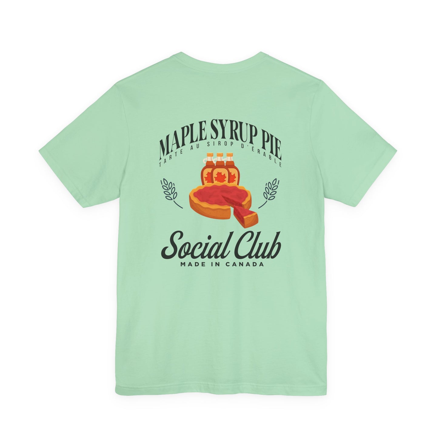 Maple Syrup Pie T-Shirt – Featuring Classic Canadian Dessert Graphic