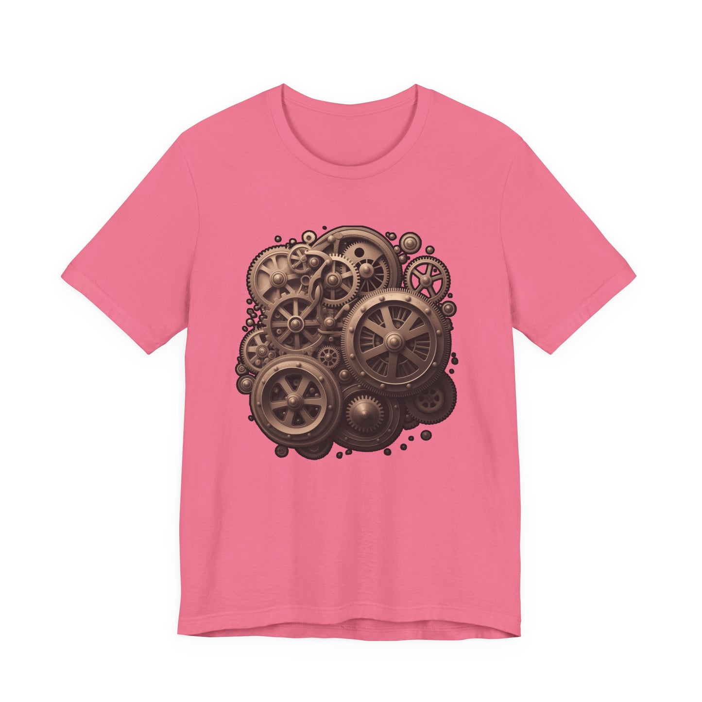 The Age of Machines Tshirt – Interconnected Gear Wheels Graphic