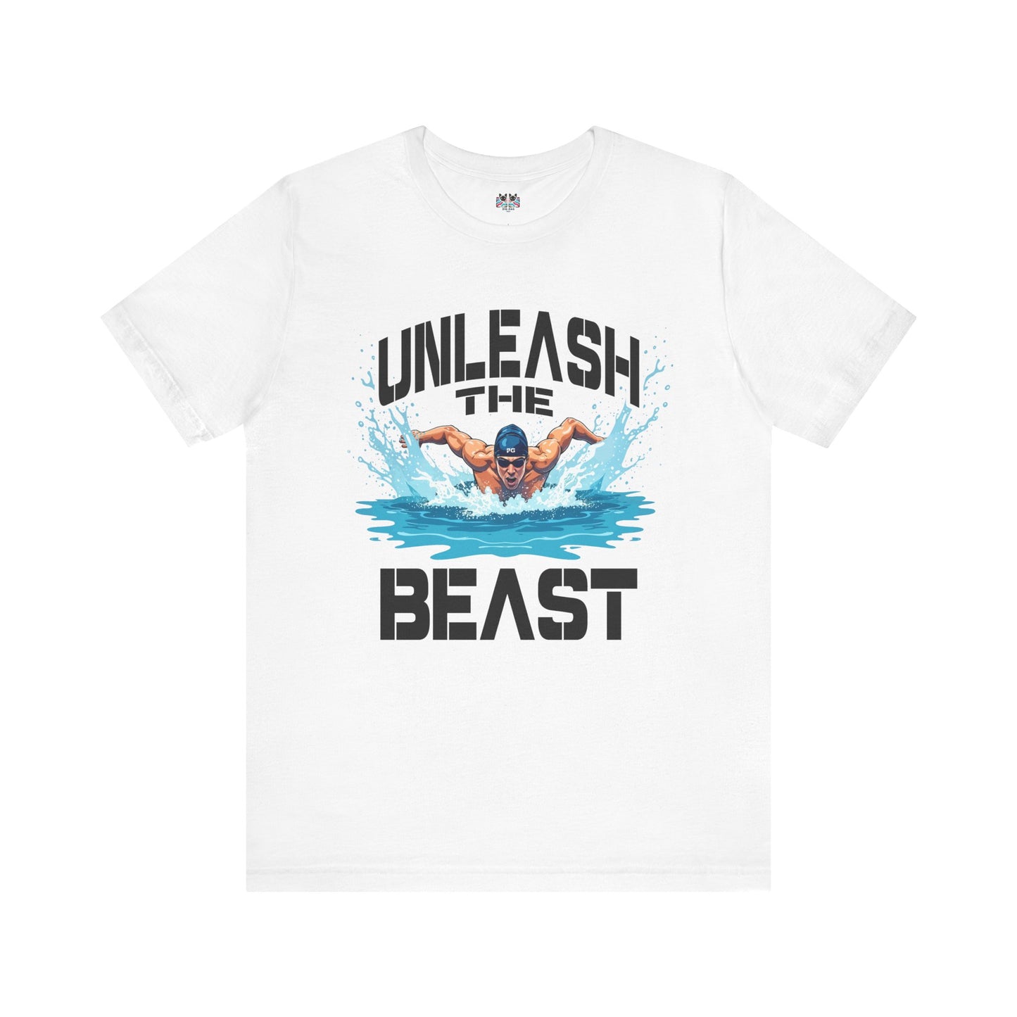 Unleash the Beast Butterfly Stroke Swimming Power Athlete Sports T-Shirt