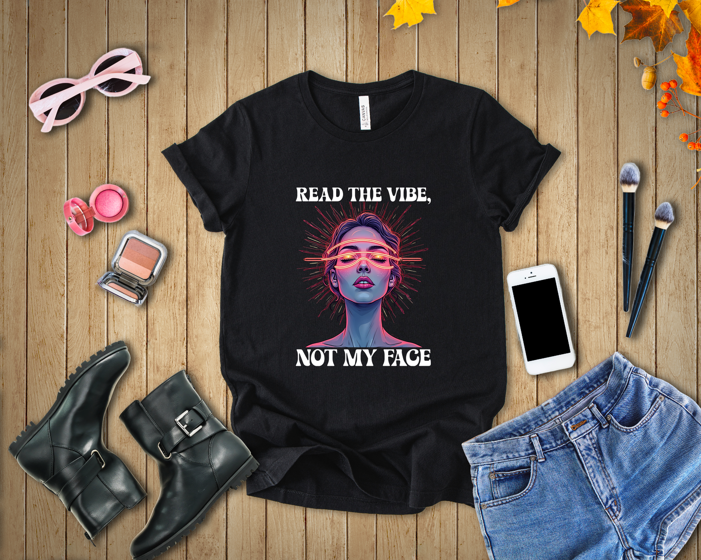 Read the Mind, Not My Face – Inviting to Look Deeper than What’s Visible Graphic T-Shirt