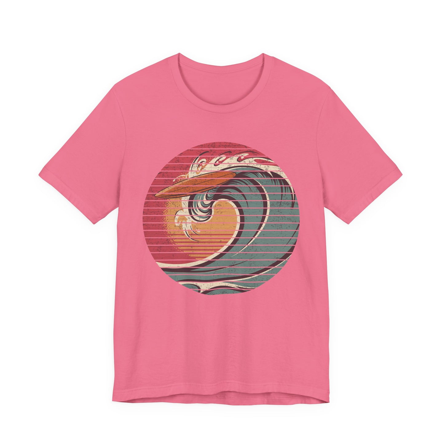 Ride the Wave – Surfboard & Sun Adventure Graphic T-Shirt