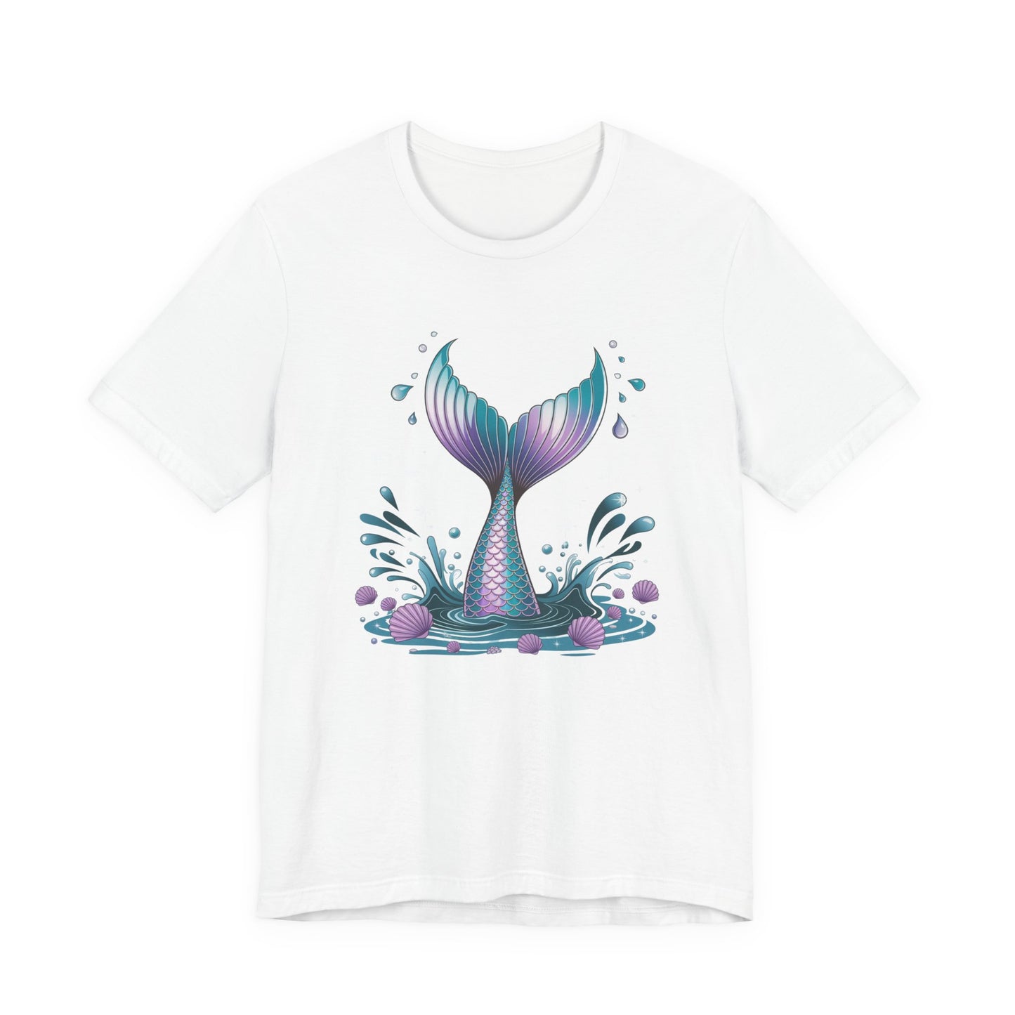 Mermaid Energy – Diving Mermaid Hip to Tail Graphic T-Shirt