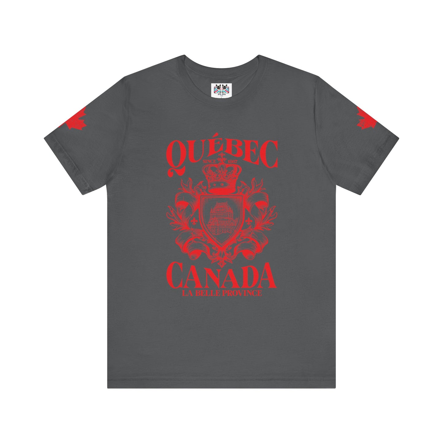 Québec La Belle Province Crest Canada T-Shirt
