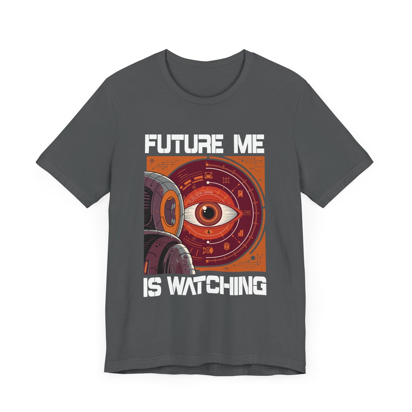 Future Me Is Watching Tee, Motivational Accountability Shirt, Self Growth Graphic Tee, Goal Driven Top, Mindset Gift