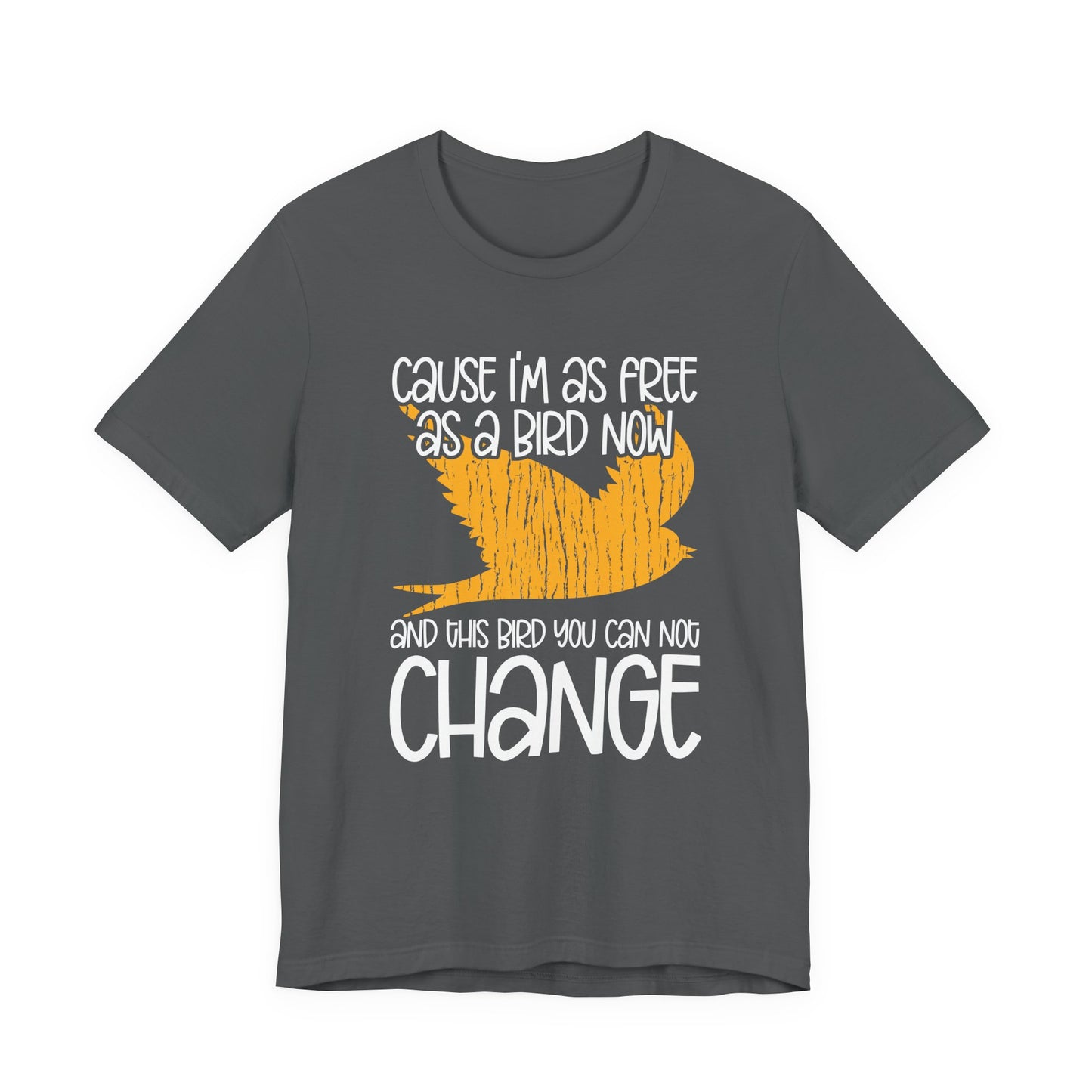Free as a Bird T-Shirt – Abstract Flying Bird Graphic Freedom Tee