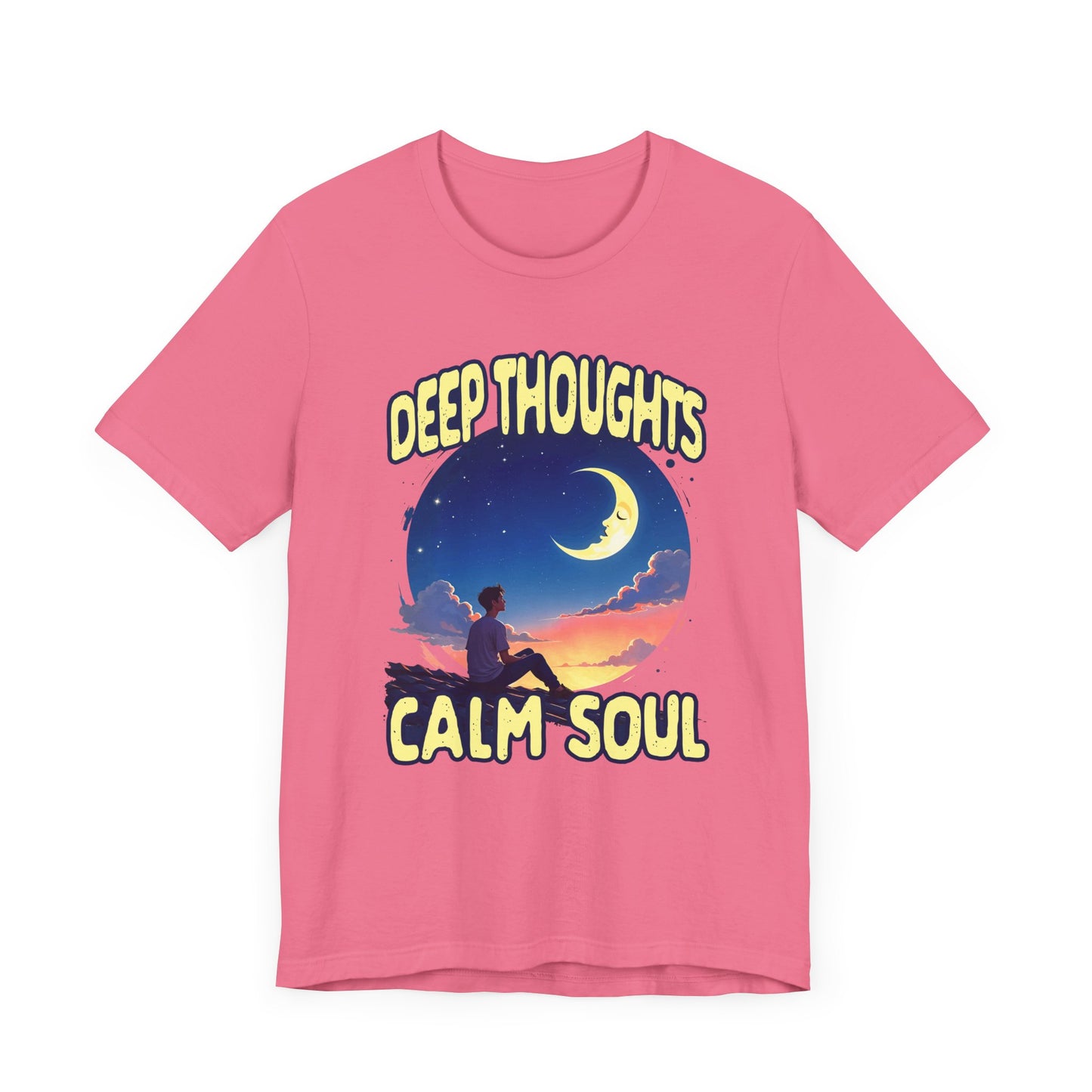 Midnight Thoughts Shirt Deep Thinker Aesthetic Tee for Overthinkers Night Owls Poets and Anyone Whose Mind Comes Alive After Dark