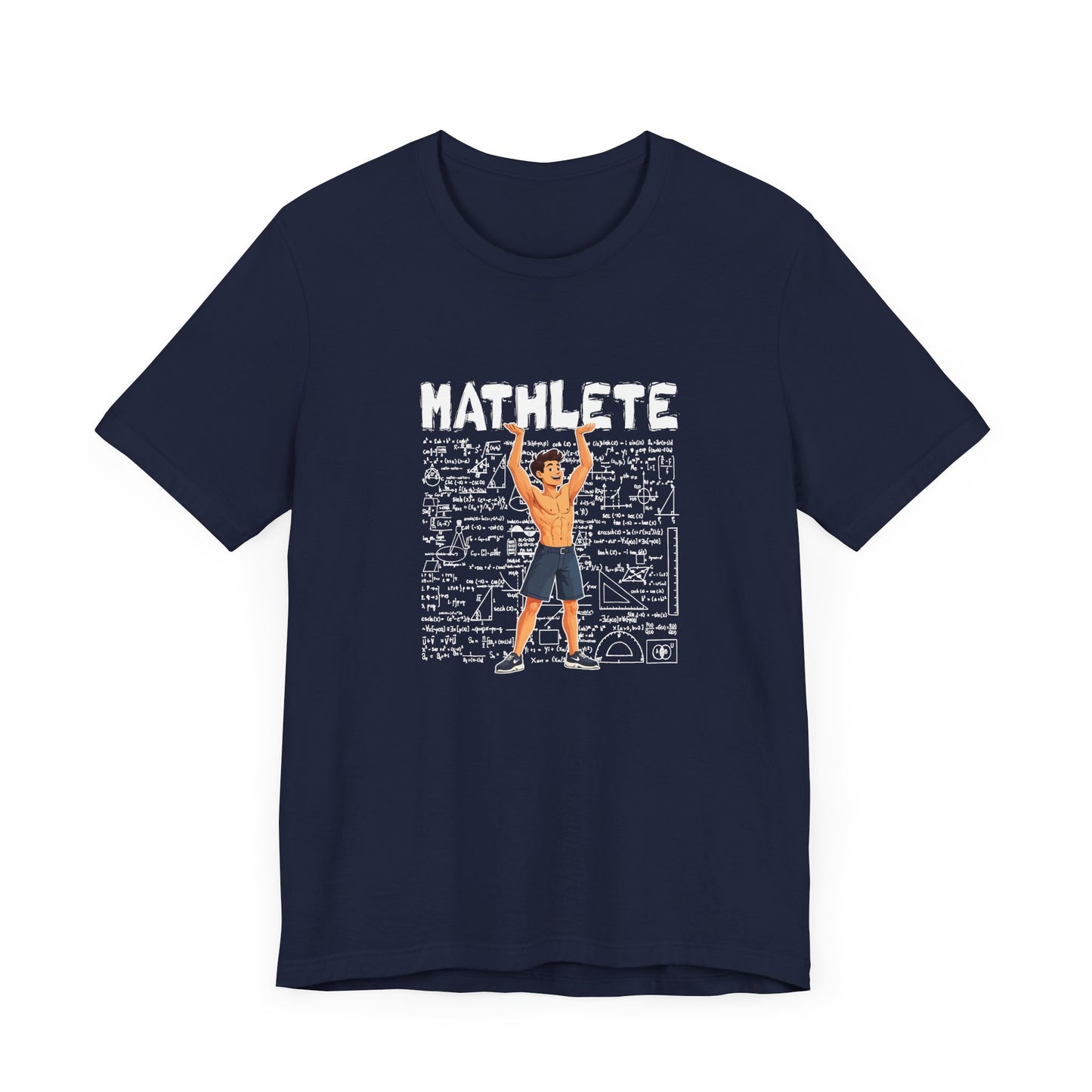 Mathlete Math and Fitness Shirt – Workout Geek Humor
