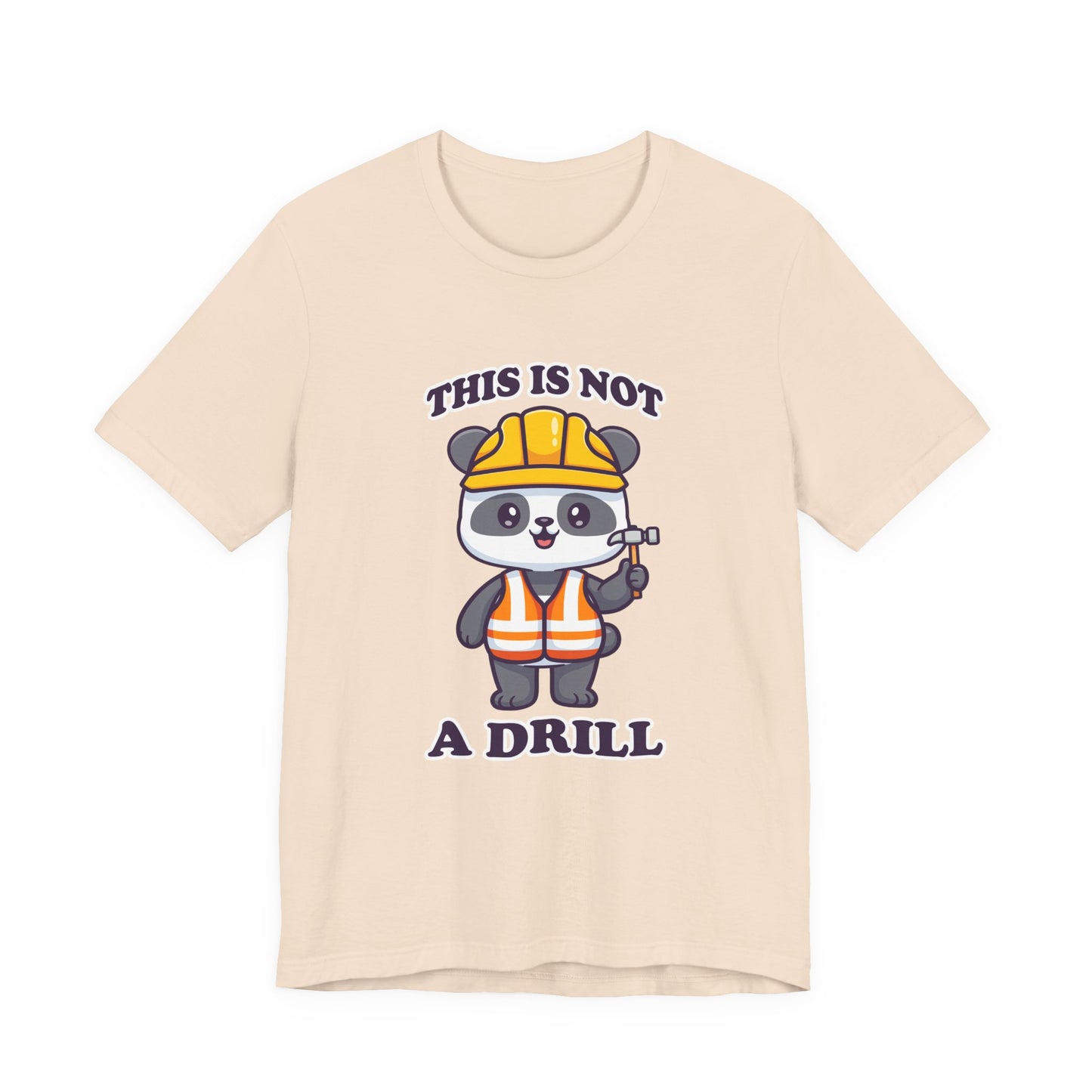 This Is Not a Drill T-Shirt – Cute Puppy Construction Worker Graphic Tee