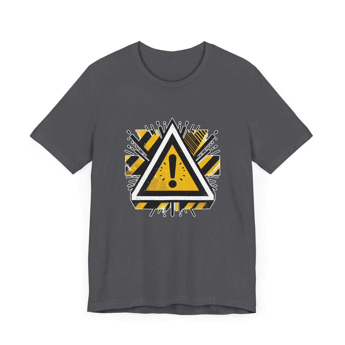 Abstract Warning | Modern Warning Symbol Graphic T-Shirt