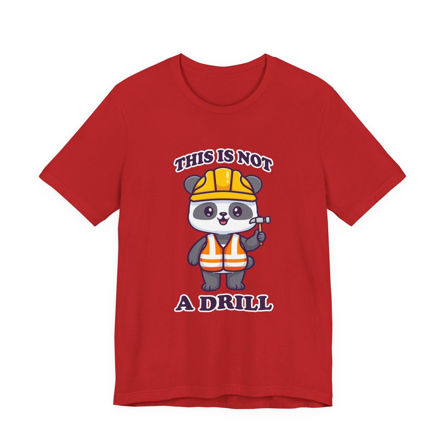 This Is Not a Drill T-Shirt – Cute Puppy Construction Worker Graphic Tee