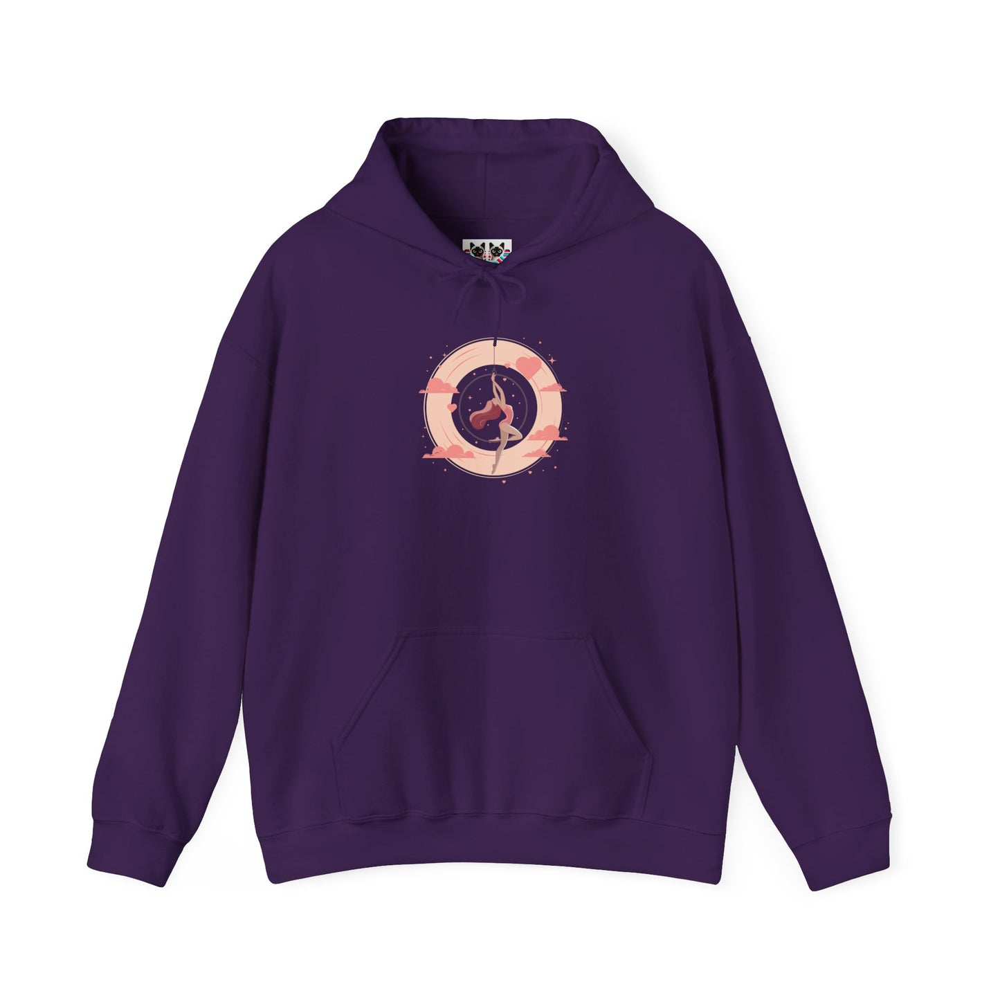 Aerial Hoop Aerialist - Elegant & Artistic Dancer Hoodie