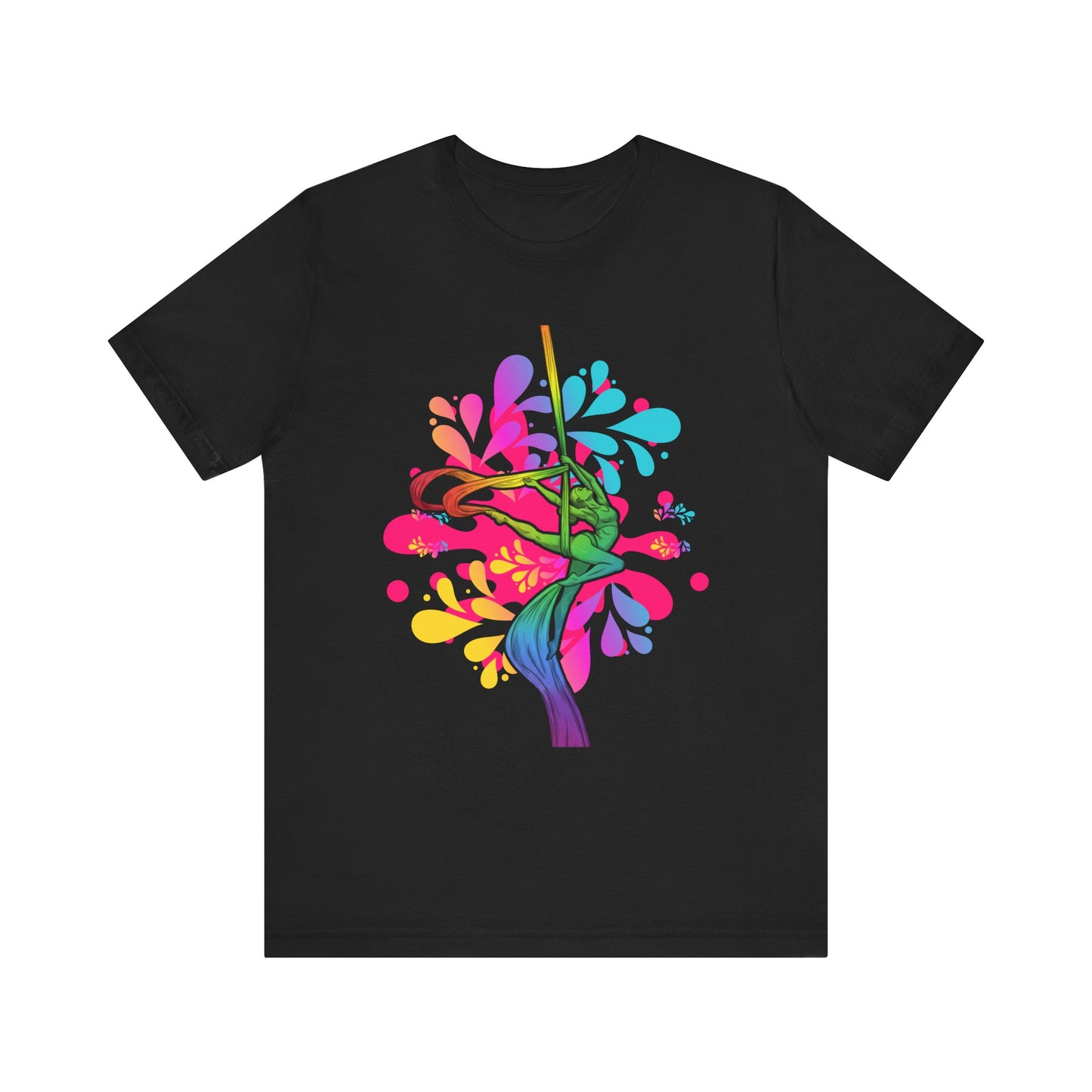 Aerialist Silks Rainbow - Colorful Circus & Dance T-Shirt