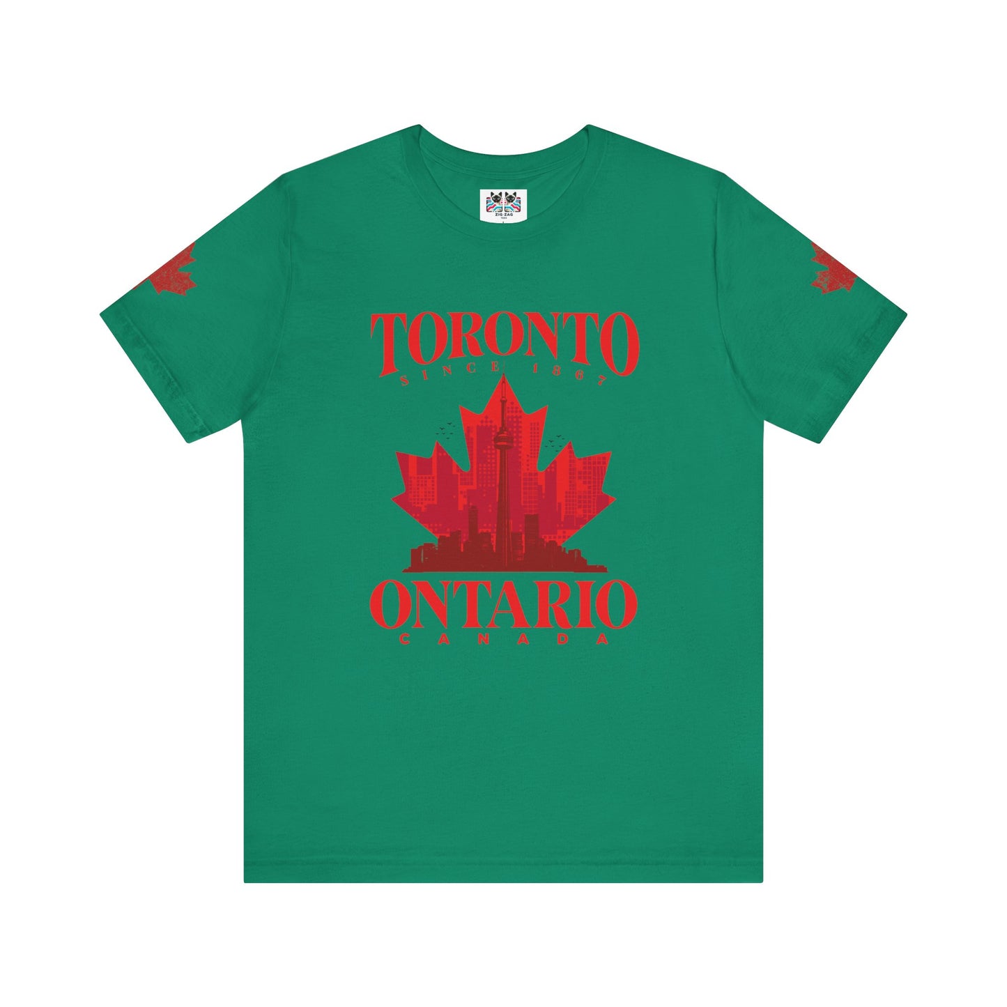 Toronto Skyline Maple Leaf T-Shirt