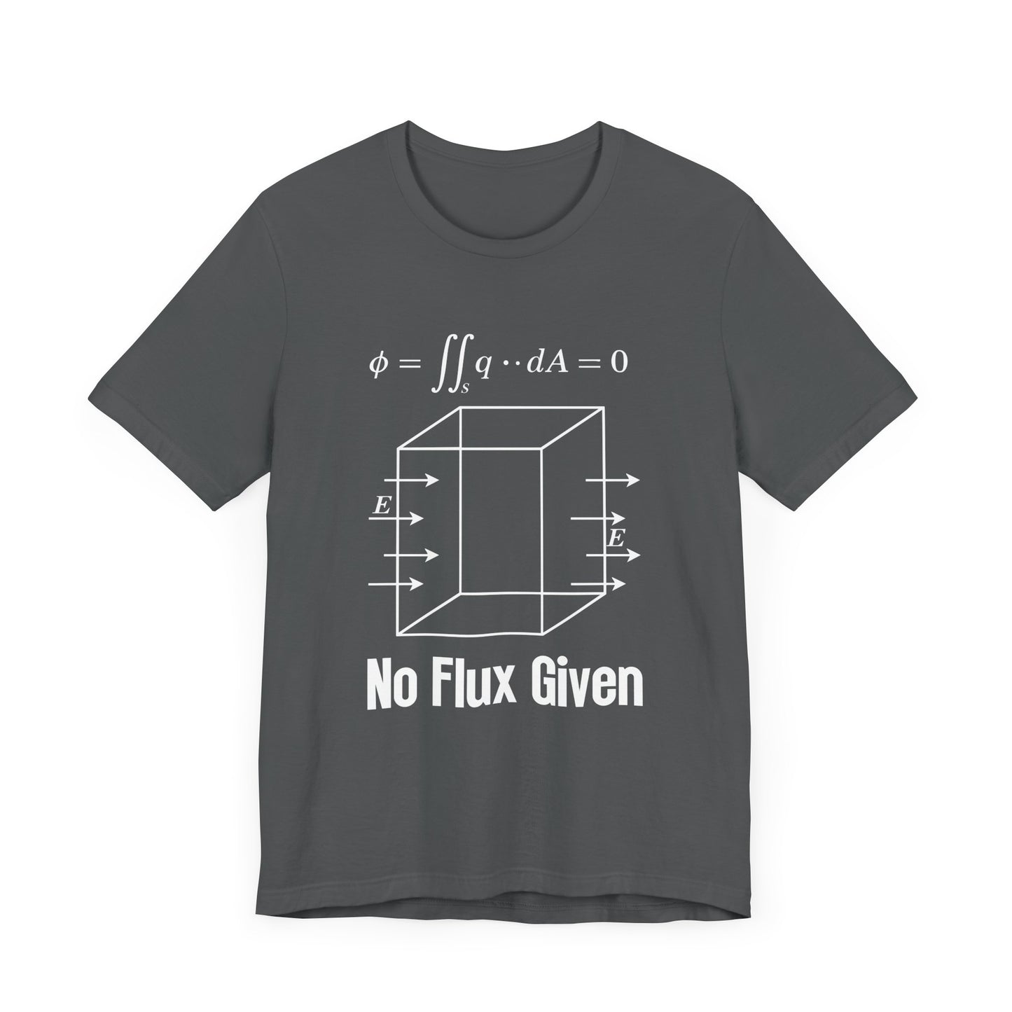 No Flux Given Science T-Shirt – Sarcastic Physics Equation Tee